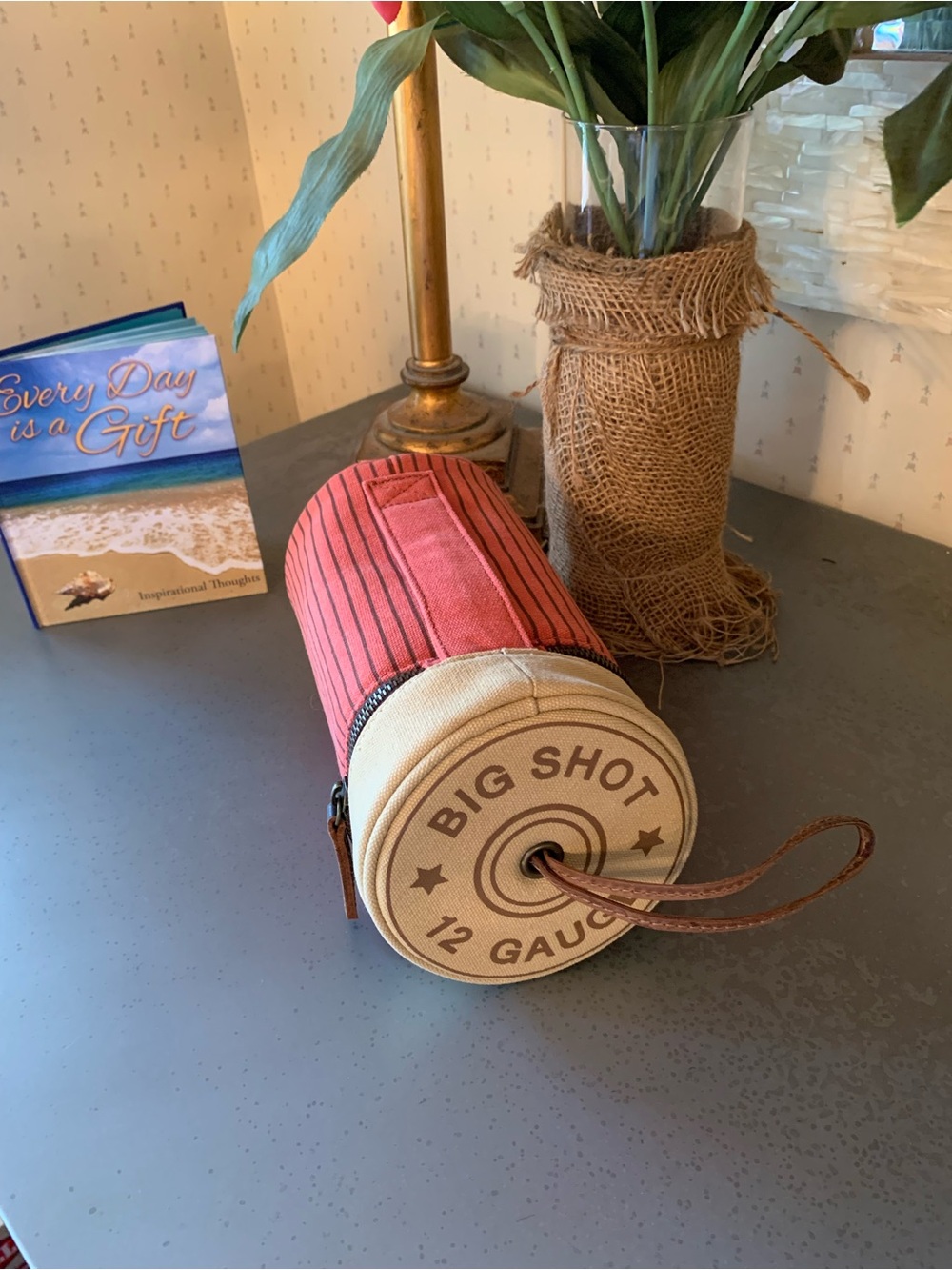 The Big Sky Carvers, Big Shot, 12 Gage, shot shell travel case, toiletries ect.